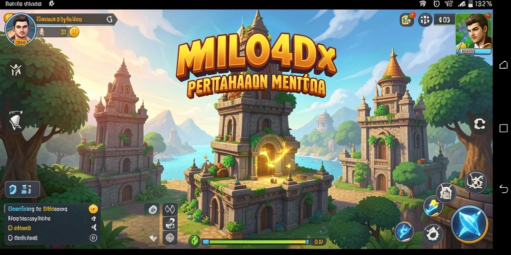 Tangkapan layar menampilkan pertarungan mendebarkan di MILO4D.